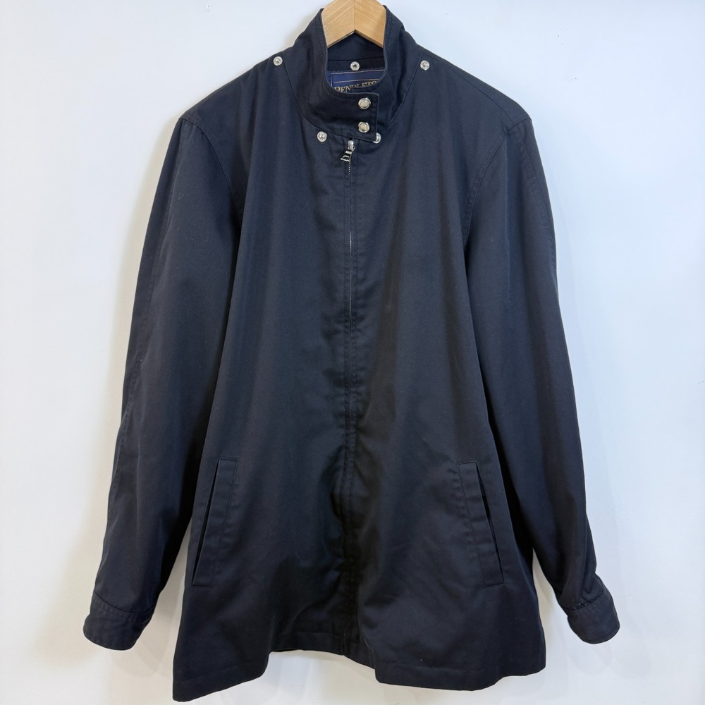 Pendleton Full Zip Lightweight‎ Jacket Mens XL Black - No Hood